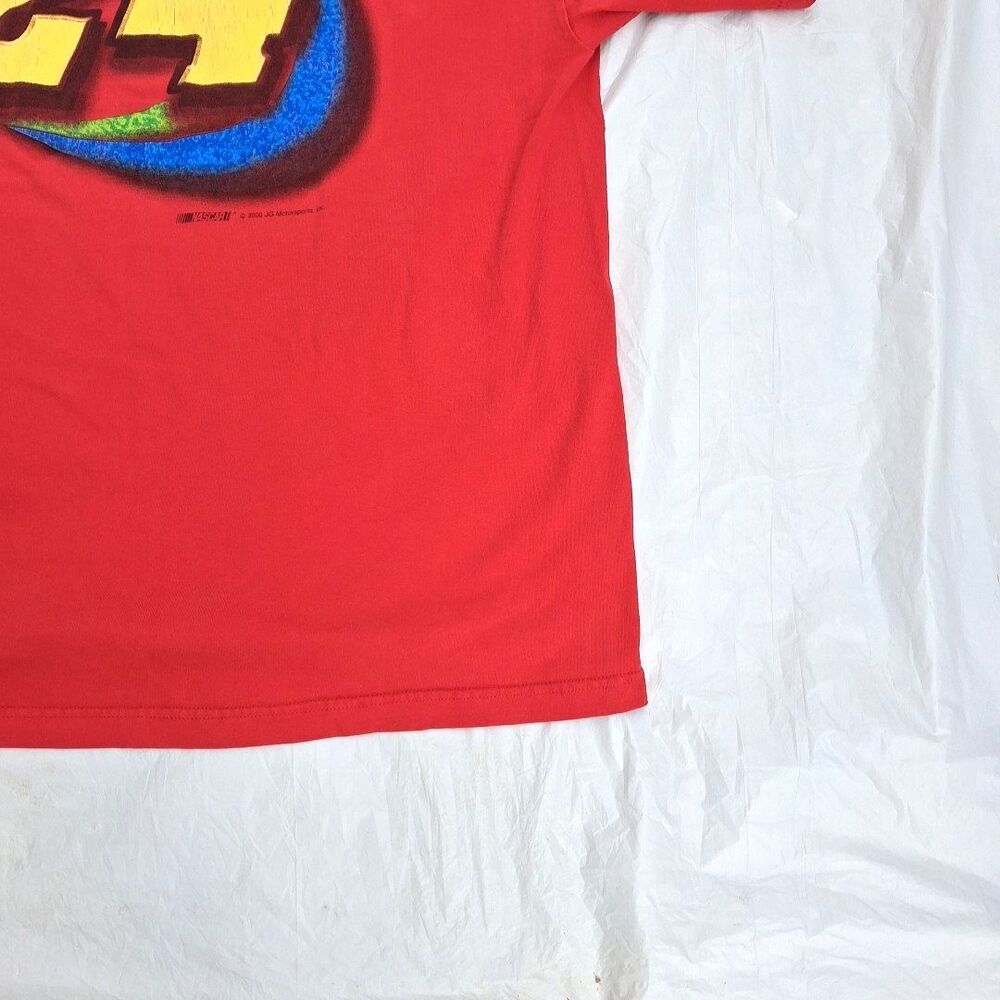 ​Vintage Jeff Gordon 24 NASCAR Shirt 2XL Competitors View Red Double Sided USA - Picture 13 of 15